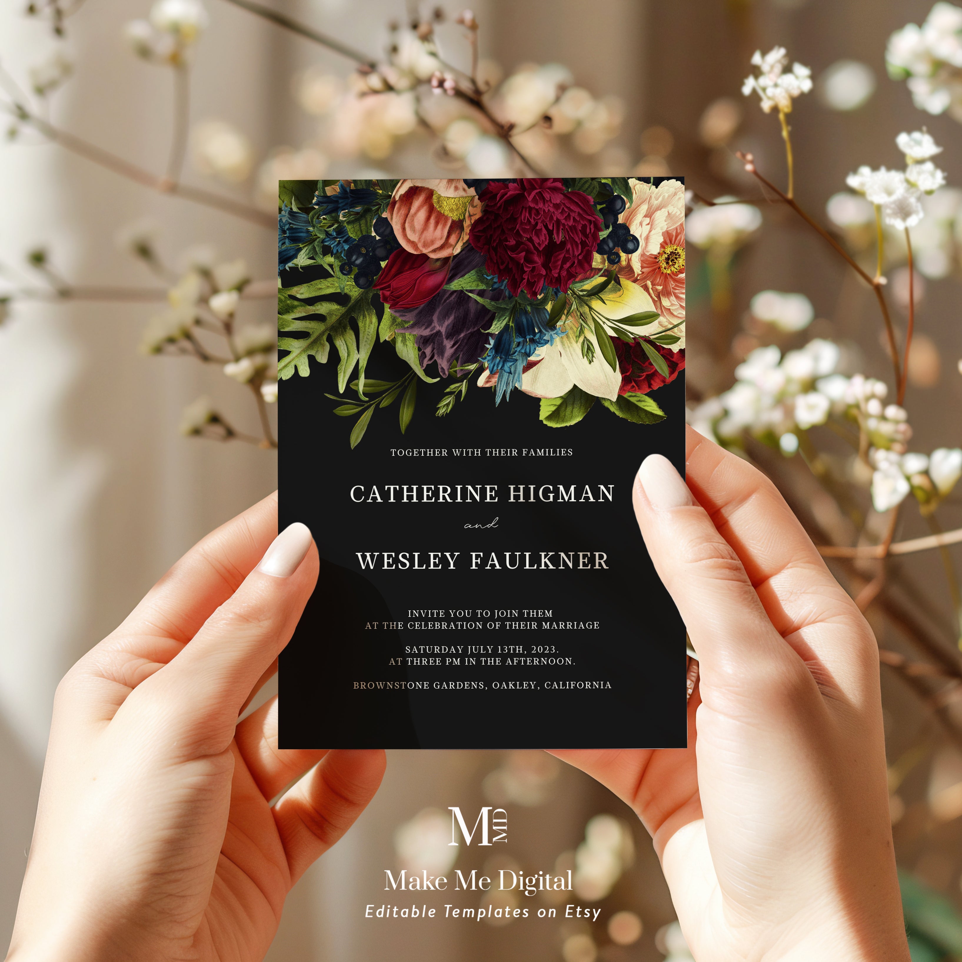 Catherine Minimalist Wedding Save The discount Date Cards - Printed, Modern, Minimal Save the Dates