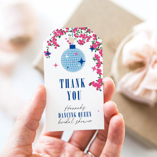 Dancing Queen Mamma Mia Bridal Shower Favor Tags Printable